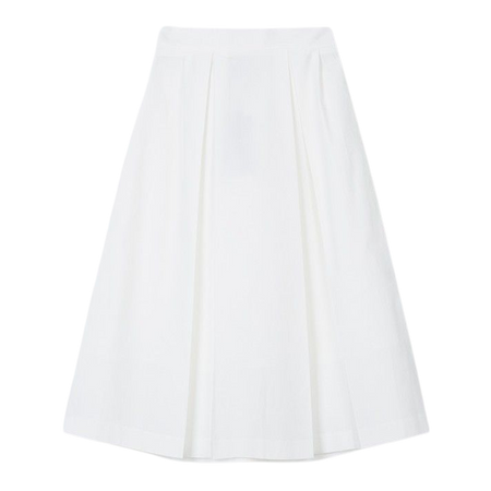 SPAO Cotton Long Skirt | A-Line for Women | KOODING