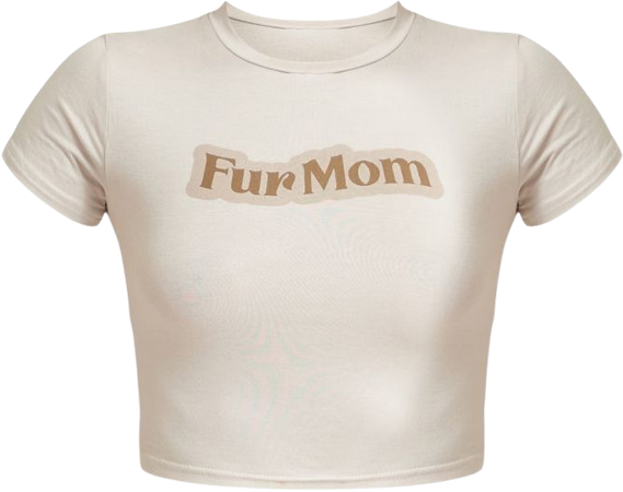 Stone Fur Mom Printed T Shirt | PrettyLittleThing USA