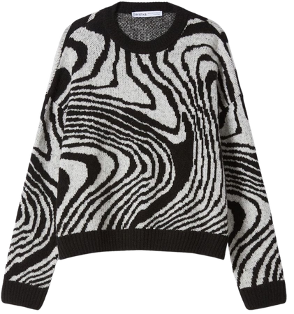 Wavy sweater - Knitwear - Woman | Bershka