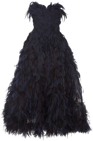 Marc Jacobs Feathered Silk Dress