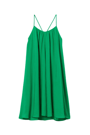 A-line Lyocell-blend Dress - Green - Ladies | H&M US