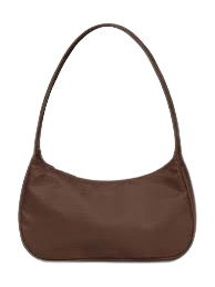 brown shoulder bag