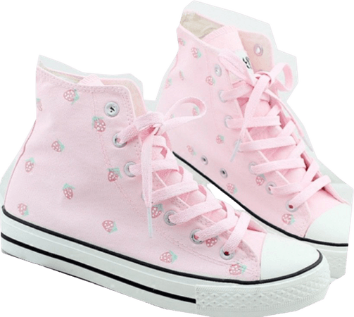 pink strawberry shoes
