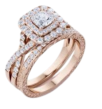 wedding rings for women rose gold - Google Search