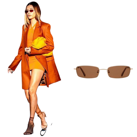 Hailey Bieber Closet • dmybydmy Olsen (Brown Lens) Sunglasses