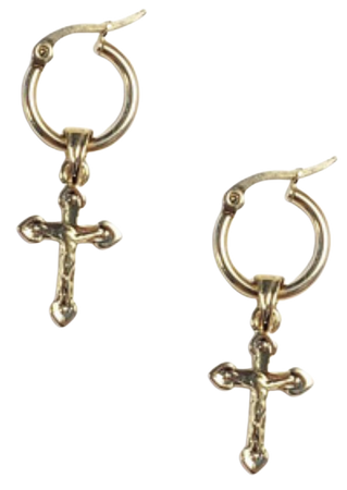 cross earrings
