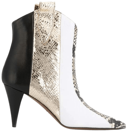 Marc Ellis metallic boots