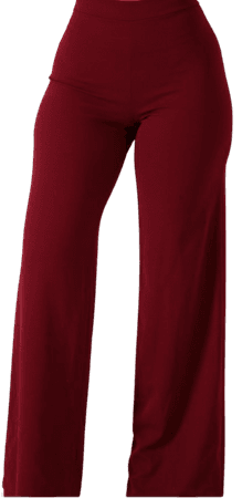 maroon pants