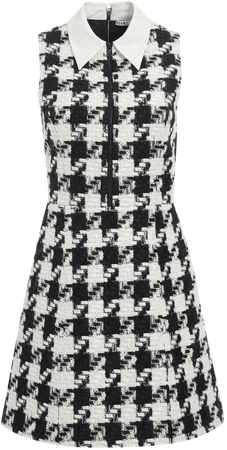 Ellis Houndstooth Mini Dress