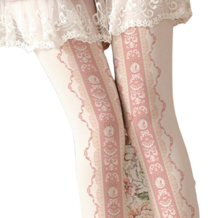 pink lolita tights