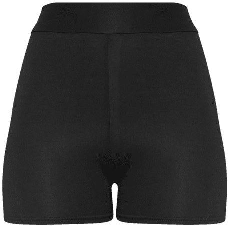 Basic Black High Waisted Shorts | Shorts | PrettyLittleThing
