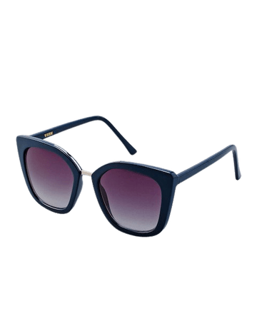 Navy Cat Eye Sunglasses - White House Black Market