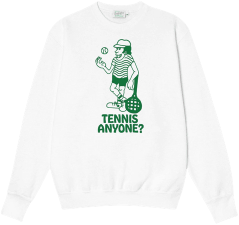 Tennis Anyone? Crewneck Sweatshirt – Rowing Blazers
