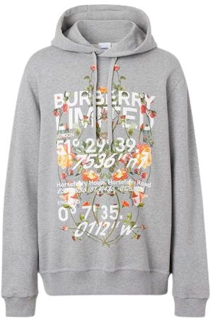 Burberry Lyleford Graphic Hoodie | Nordstrom