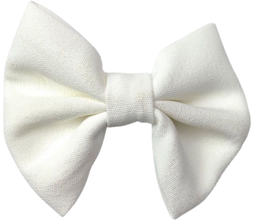 white bow