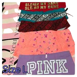 PINK Victoria's Secret Intimates & Sleepwear | Victorias Secret Pink L Cheekster Panty Bundle | Poshmark