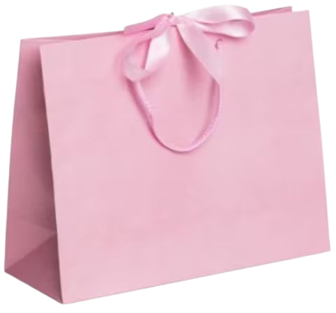 pink gift bag