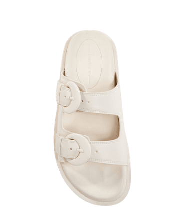 Flat sandals with buckles - New - Woman | Bershka