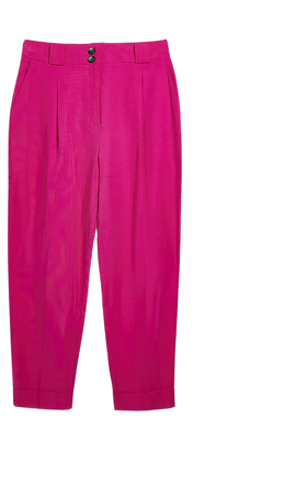 Pink straight leg trousers | River Island