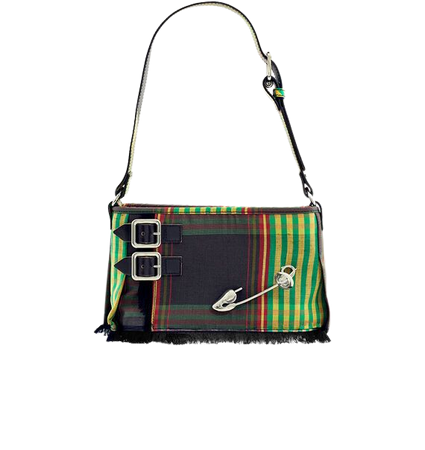 Heather Shoulder Bag in COMBAT-TARTAN | Vivienne Westwood®