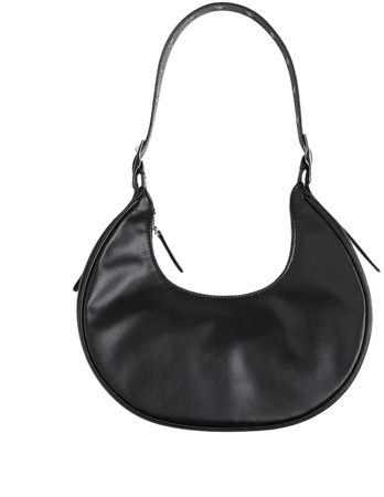 Coated Shoulder Bag - Black - Ladies | H&M US
