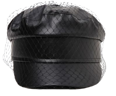 Tulle layered leather casket (hat / casket) | Mail order of BUBBLES (bubble) | Fashion Walker