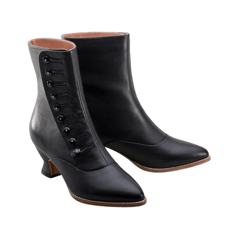 Tavistock Victorian Button Boots (Black)(1890-1925) – American Duchess
