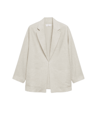 100% linen blazer - Women | Mango USA