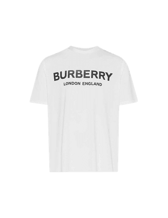 BURBERRY - Letchford brand-print cotton-jersey T-shirt | Selfridges.com