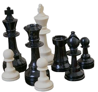 black white png filler chess pieces