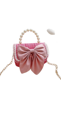 pink bow purse