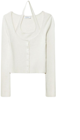 Double-knit cardigan - Women's See all | Stradivarius United States