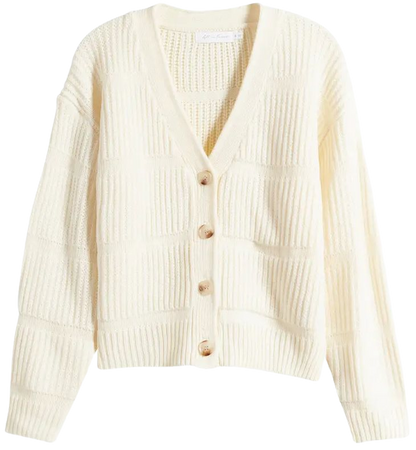 All in Favor Mixed Stitch Cardigan | Nordstrom