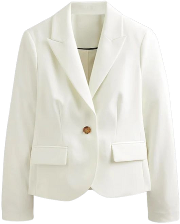 The Canonbury Tailored Blazer - Ivory | Boden US