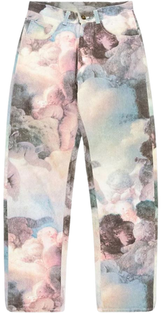 Digital Pants Museum sur Instagram : Vivienne Westwood AW91 "Swarm of Cupids" Printed Denim