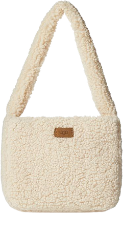 UGG womens Edalene Hobo Sherpa Shoulder bag, Natural, One Size US : Clothing, Shoes & Jewelry