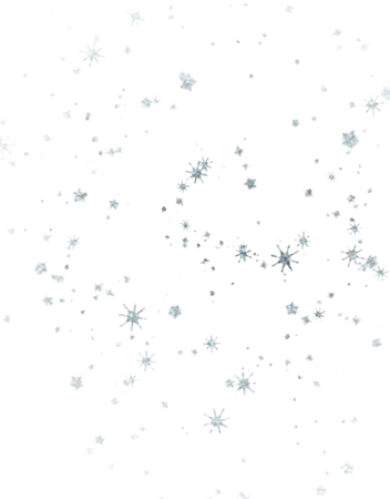 Silver/Blue Snowflake Sparkles