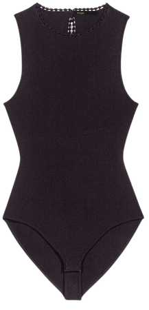 224MEMPO Knit cutaway bodysuit - Tops & Shirts - Maje.com