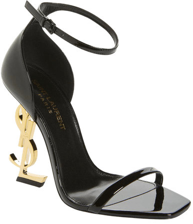 Saint Laurent Opyum YSL Ankle Strap Sandal (Women) | Nordstrom
