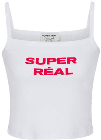 Super Real Baby Tank White | SUPER RÉAL: Claudia Schiffer | Réalisation