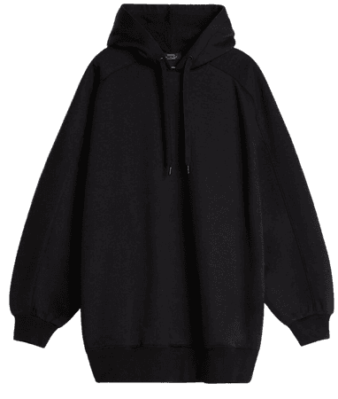 Oversized hooded sweatshirt - Woman | Bershka
