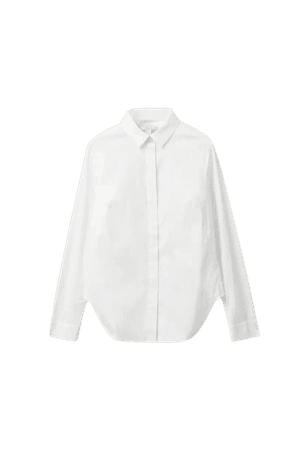 white blouse blind buttons