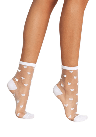 There's Love Afoot Sheer Socks | Modcloth