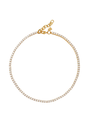 Crystal Haze Jewelry Serena gold-plated cubic zirconia necklace