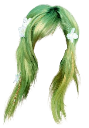 green scene hair