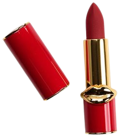 red lipstick tube