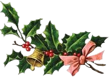 holly old fashioned vintage christmas clipart - Google Search