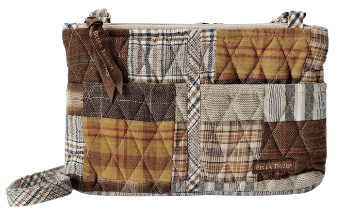 Amazon- Bella Taylor Essentials Quilted Cotton Country Patchwork Wallet Crossbody Purses