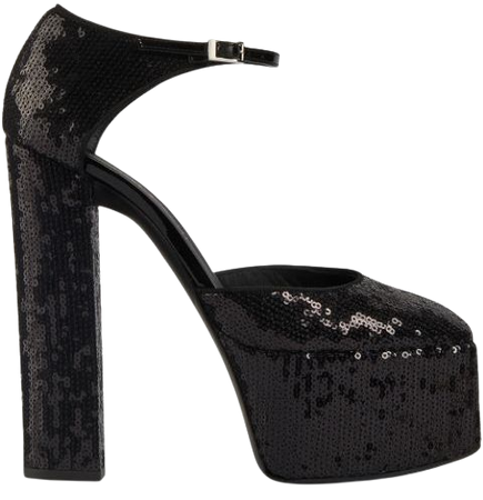 Black Giuseppe Zanotti crystal-embellished platform sandals - Farfetch
