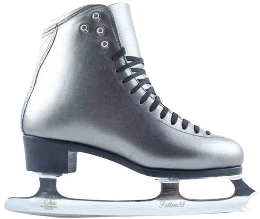 silver metallic ice skates - @cloud9_offic